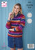 Sweaters in King Cole Bramble DK - 5647 - Leaflet