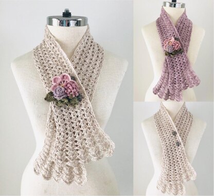 Floral Lace Scarf