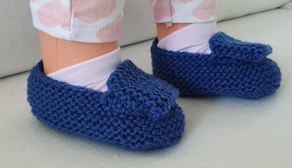 Amelia - Garter stitch baby shoes