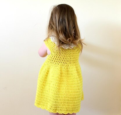 PDF17 Crochet Collar Dress