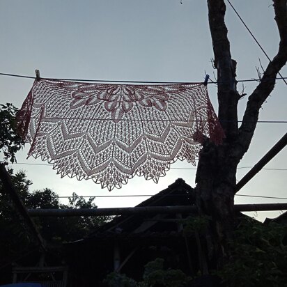 Serendipity shawl - knitting pattern