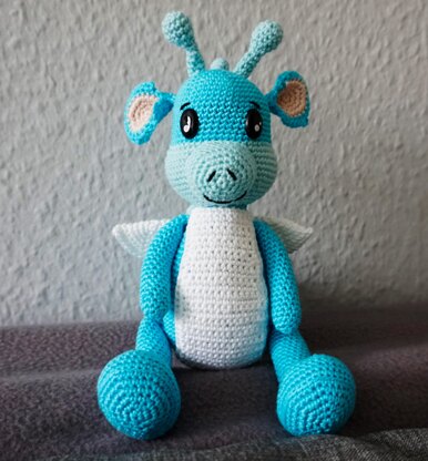 Crochet Pattern for the dragon Drachi