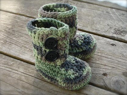 Button Loop Booties - Infant Sizes