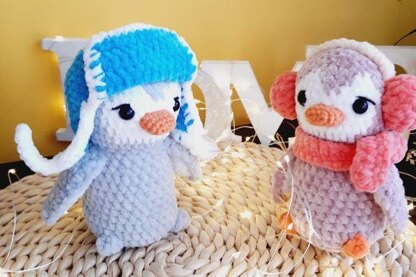 Penguin crochet pattern, amigurumi animals