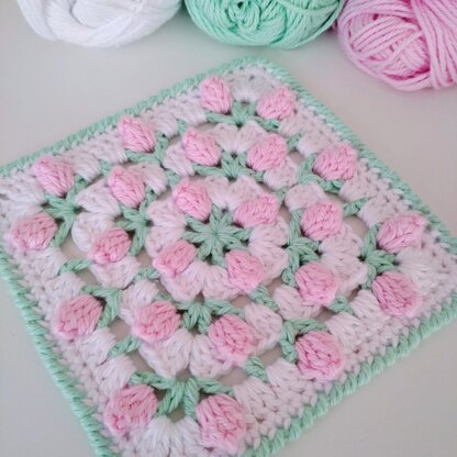 Rose Garden Granny Square