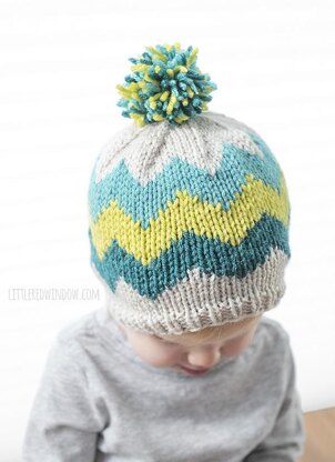 Zig Zag Chevron Hat