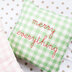 Cotton Clara Merry Everything Christmas Cushion Embroidery Kit - 47cm x 47cm