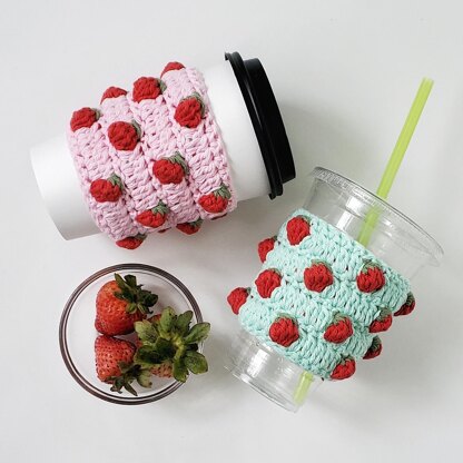 Strawberry Cup Cozy