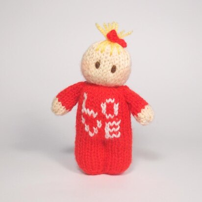 Love Bitsy Baby Doll - knitting pattern