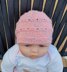 Cindy - babies eyelet stitch hat