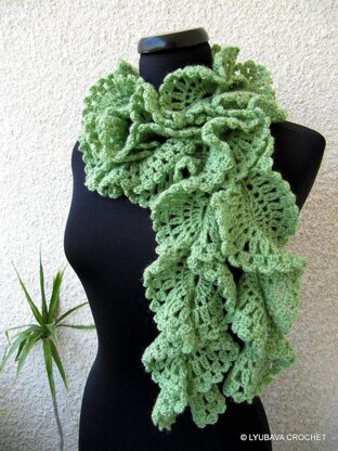 Ruffle Lace Scarf Tutorial