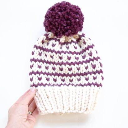 Breckenridge Fair Isle Hat - knitting pattern