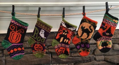 Miniature Halloween Stockings