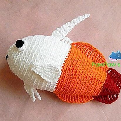 Amigurumi Orange Firefish Pattern No.24