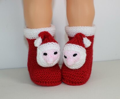 Toddler Santa Head Christmas Slippers