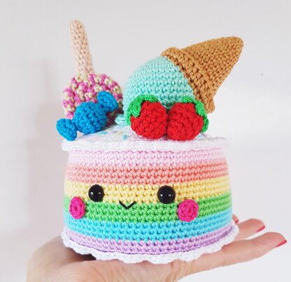 Rainbow Candy Cake