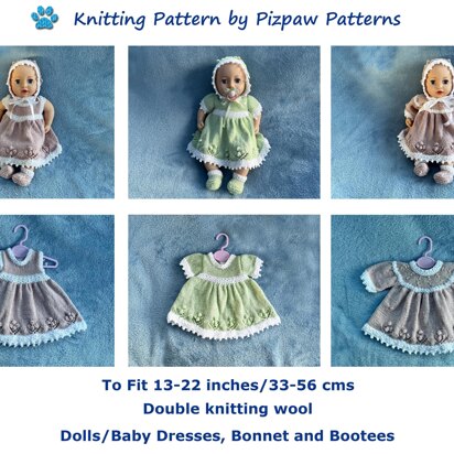 Dresses, Bonnet & Bootees (no 132)