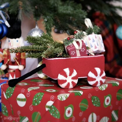 Christmas toy wagon