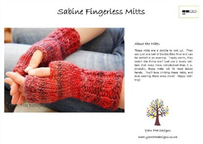 Sabine Fingerless Mitts