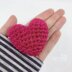 3D Crochet Heart