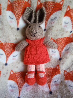 Little cotton rabbit