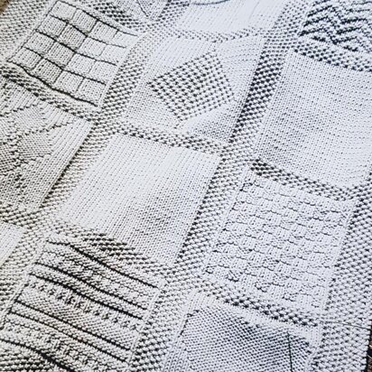 Patches crib - pram baby blanket