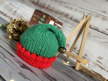 Elf Hat Chocolate Orange Cover Knitting Pattern