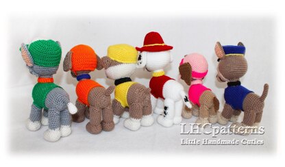 Paw Patrol Six Pups Crochet Pattern