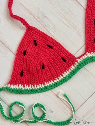 Crochet Watermelon Bikini