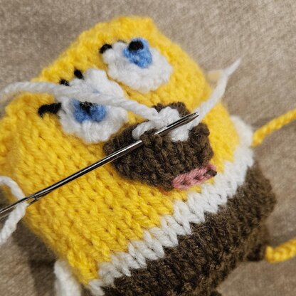 Knitted SpongeBob
