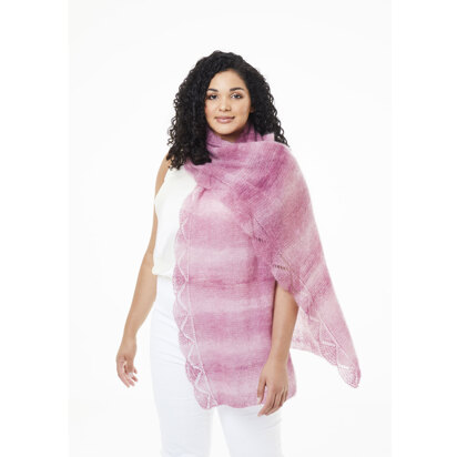 Edie Wrap in Rowan Kidsilk Haze Colour - ZB313-00001-ENP - Downloadable PDF