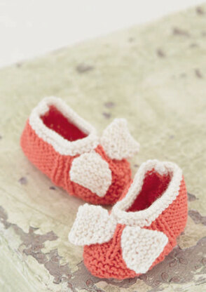 Bootees and Shoes in Sirdar Snuggly Baby Bamboo DK - 4734 - Downloadable PDF