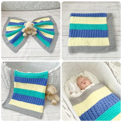 Baby Blanket Knitting Pattern #704