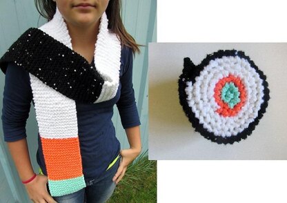 Sushi California Roll Scarf