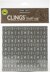 Hero Arts Background Cling Stamp 6"X6" - Trefoil Bold Prints