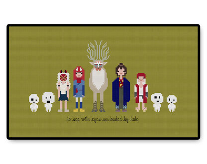 Princess Mononoke - PDF Cross Stitch Pattern