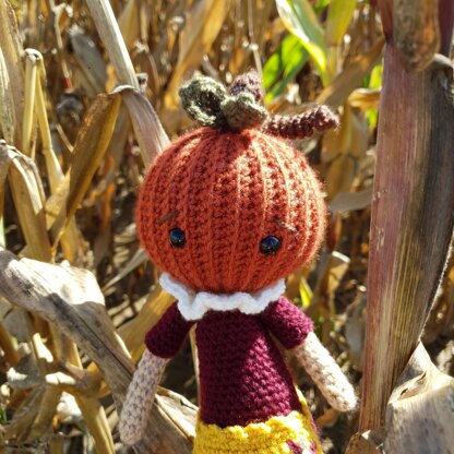 Pumpkie Pumpkin Doll Crochet Amigurumi pattern