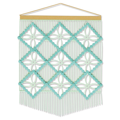 Sizzix Thinlits Die Set Macramé Card Front by Jennifer Ogborn