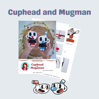 Cuphead and Mugman amigurumi pattern