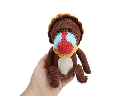 Mongo the Mandrill Amigurumi