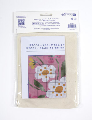 DMC Ready To Stitch Pouch Small Tapestry Kit - 14 x 18cm