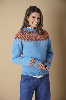 Sweaters Knitted in King Cole Merino Blend DK 50g - P6150 - Leaflet