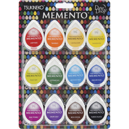 Imagine Memento Dew Drop Dye Ink Pads 12/Pkg - Gum Drops