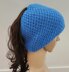 Harmony - seamless messy bun moss stitch beanie