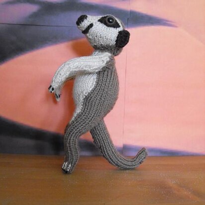 The Meerkat Family toy knitting pattern - knitting pattern