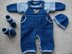 18. Unisex Baby Dungarees Set 0-3 Months