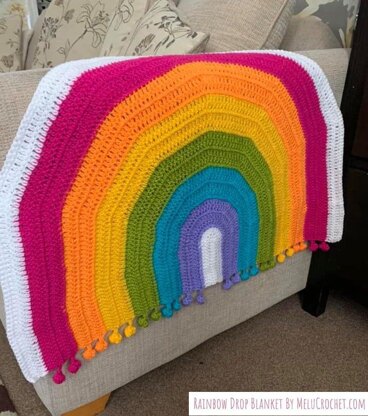 Rainbow Drop Blanket