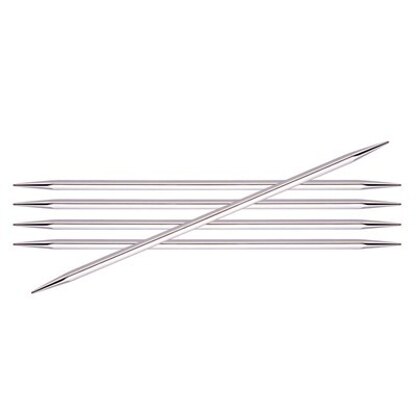 Knitter's Pride Nova Cubics Platina 6" Double Pointed Needle Set