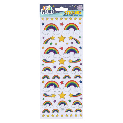 Craft Planet Fun Stickers - Rainbows