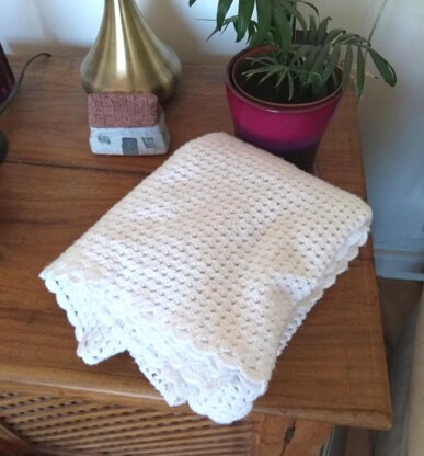 Snuggle - Diagonal Crochet Baby Blanket